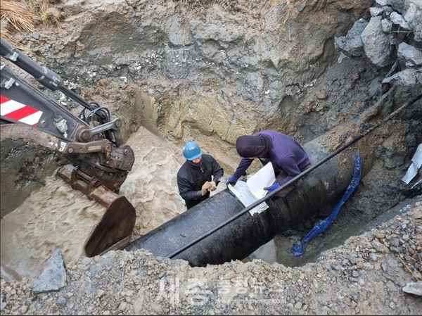 보령시, 수돗물 단수 안내 문자세비스 시행