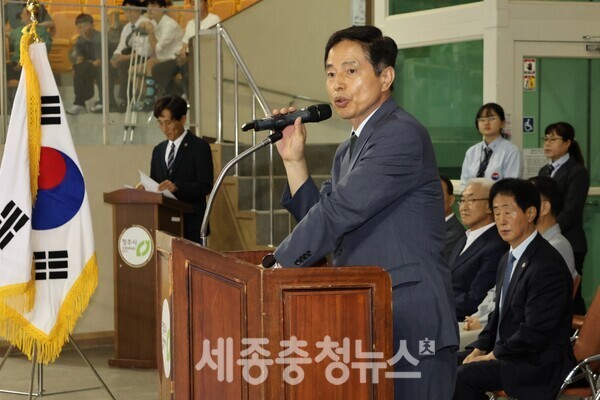 송석중 충청북도 태권도 회장 대회사