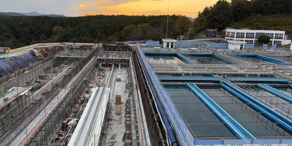 ▲ 정수장 통합 및 현대화 사업을 추진중인 정수장 전경