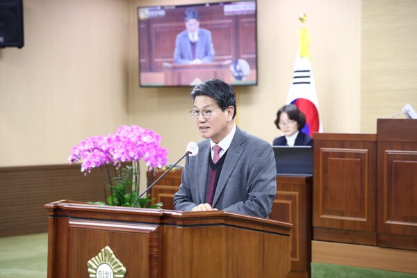 본회의 시정연설 모습