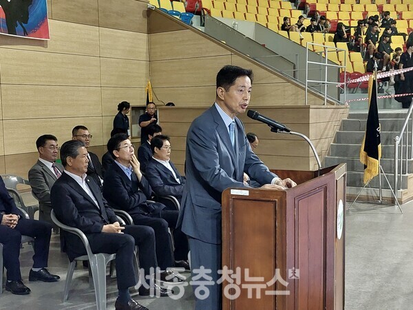 송석중 회장 대회사